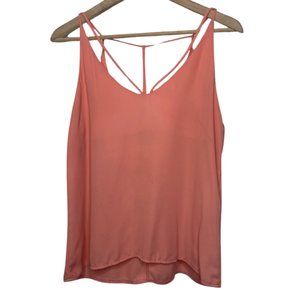 DANI COLLECTION | Lightweight Coral Strappy Tank Top | Size L